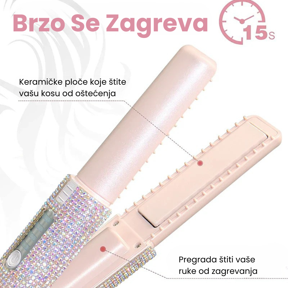 Pegla Za Kosu Sa Cirkonima