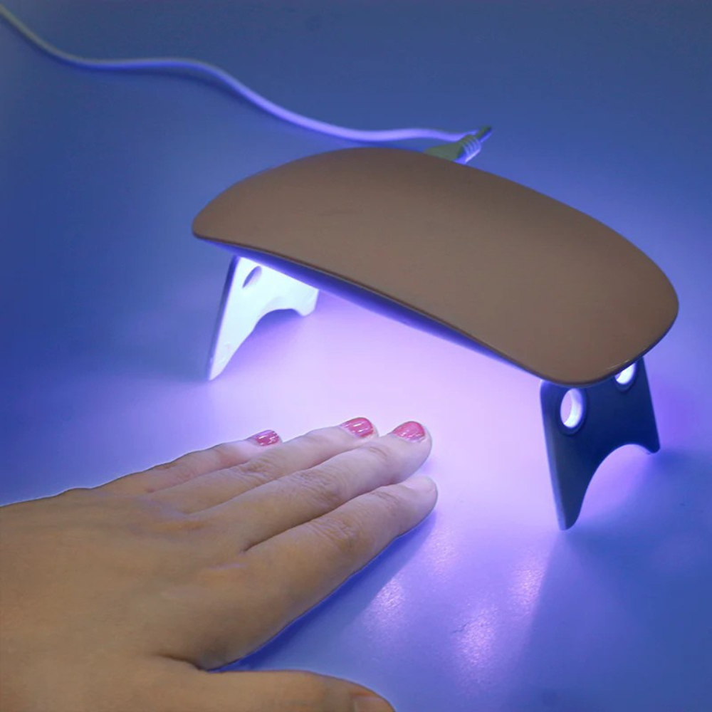 UV Lampa Za Sušenje Noktiju + Veštački Nokti