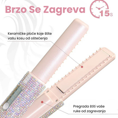 Pegla Za Kosu Sa Cirkonima